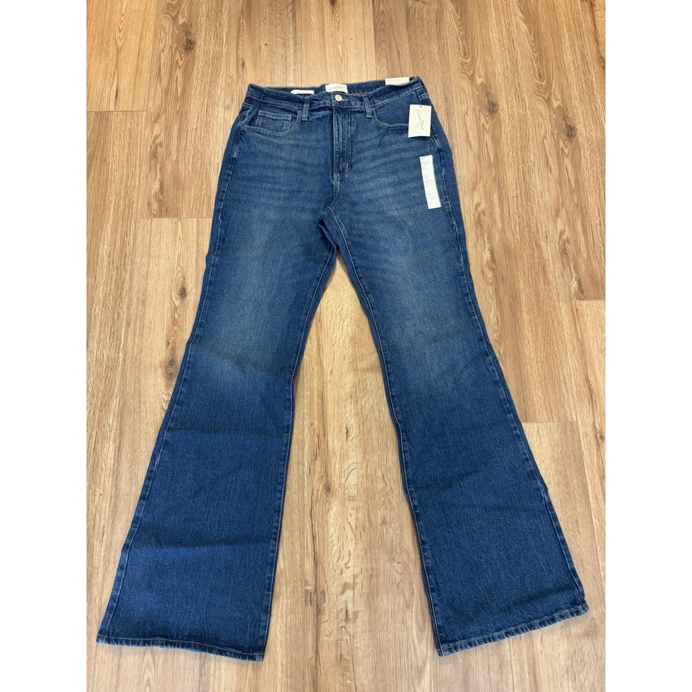 Size 12 Long High Rise Flare Jeans Universal‎ Thread Stretch Denim NWT